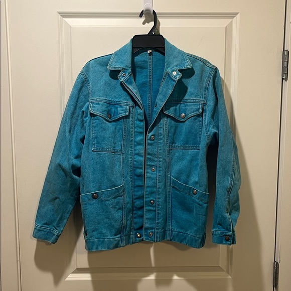 Vintage Calvin Klein Light Blue Denim Jacket - Picture 1 of 7